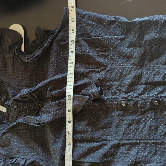 Flounce romantic ruffle button down top - Picture 8 of 9